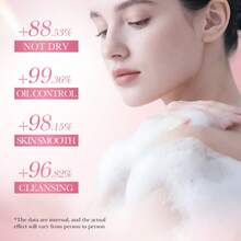 1块玫瑰蜂蜜香氛洁面皂，深层清洁，丝滑不干燥，控油，含烟酰胺，清洁不干燥，洗后不紧绷，持久留香，可用作洁面皂、沐浴皂、卸妆皂，手工皂，适合所有肤质。 - 彩色 - 查看 7