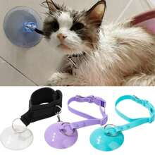 1PC Portable Cats Bathing Collar Suction Cup Adjustable Dog Grooming Leash Belts Grooming Restraint Puppy Shower Straps