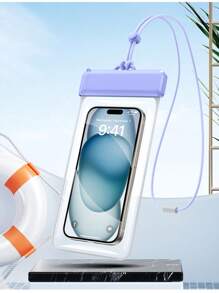 Universal Waterproof Phone Pouch - Touchscreen Swim Bag For Swimming Diving Hot Spring, Rainproof Underwater Photography Dry Bag With Lanyard - White - View 15