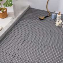 2pcs Bathroom Anti Slip Mat, Bathroom Toilet Splicing Floor Mat, Floor Mat, Shower Room, Swimming Pool Waterproof And Water-Resistant Mat