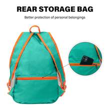 Ultra - Light Foldable Outdoor Backpack: Large - Capacity For Hiking, Cycling & More - Green - View 4