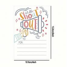 20pcs Removable Praise & Encouragement Card Set - Positive Energy Motivational Cards With Customizable Blank Space, Ideal For Boosting Office Staff, Teachers And Student Team Morale, Great For Recognition Week And Desk/Bulletin Board Display. - Sets - View 8