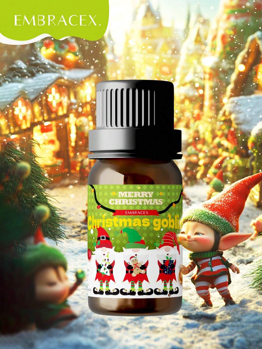 EMBRACEX. Merry Christmas! Christmas Elf Fragrance Oil, Suitable For Home Diffusers, Christmas Candle Making, Christmas Aromatherapy Oil, Long-Lasting Scent Diffuser Oil