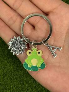 Llavero personalizado de rana como regalo para niños y niñas - Rana girasol - Ver 6