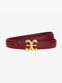 1/2 Peças Cinto de Couro com Fivela Suave para Mulheres, Cinto Decorativo Versátil e de Alta Qualidade na Cor Preta, Adequado para Calças, Denim, Vestidos no Outono, Halloween