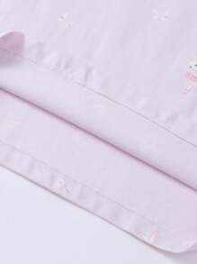 Annil Children's Clothing, Girls', Girls', Middle-Aged And Young Children's, Teenagers' Base Autumn Coat And Pants Set, Cartoon Printed Home Warm Clothes Autumn