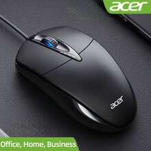 Acer M119 Wired Mouse, Ultra-Light Silent, Office/Gaming Desktop/Laptop Business/School Mouse, USB Optical Mouse With Ergonomic Natural Grip Design