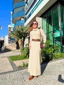 Women Dresses - Champagne - View 7