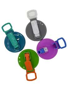 Reusable Soda Can Lids With Straw-Leakproof Silicone Covers For Cans, Airtight Seal, Prevents Spills, Fits Standard Cans|Portable Drink Accessories For Travel, Picnic, Outdoors(1PC,Color Random)