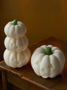 Halloween Pumpkin Candle Mold, DIY Pumpkin Wax Melt Mold, Fragrance Stone Decor Mold