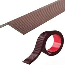 1pc 90cm/35.43in Adjustable And Cuttable Threshold Ramp For Doorway, Electric Wheelchair Ramp, Durable Ramp, Self-Adhesive Anti-Slip Stair Strips, Suitable For Doorway, Curb, Sweeper, Electric Scooter, Bathroom