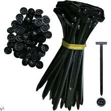 Free Extra 500 Seeds/100pcs Nylon Universal Cable Tie Buckle - Heavy Duty Self-Locking Zip Ties Holder With Pin & Button Design, Plastic Cable Ties Tool Fasteners Car Body, UV Resistant Zipties For Car Daily Auto Fixing - 20 chiếc màu đen - Xem 2