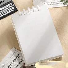 4/2/1 Pc Mini A7 Loose-Leaf Notebook, Cute Portable Memo Pad, Bright Macaron Colors, Pocket Size, English Loose-Leaf Notepad, School Supplies, Back To School Season - Multicolor - View 6
