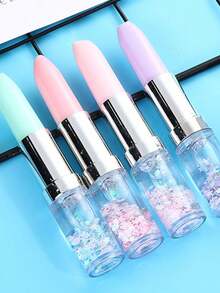 1pc/4pcs/8pcs/12pcs Creative Stationery Set, Including Neutral Pens, Cute Pens, Fresh Liquid Pens, Random Color - Multicolor - View 7