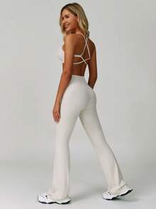 MASKERT 【2件套】女士套装瑜伽运动服背心套装紧身跑步运动服健身服套装居家休闲舒适亲肤