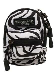 Mini Pouch, Small Canvas Coin Purse Wallet, Travel Tactical Bag For AirPods, Earphones, Galaxy Buds, Coins, Keys, Paper Money, Zebra, Leopard, Cow, Cherry, Daisy Print - Multicolor - View 14