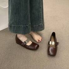 Sapatos de plataforma e anabela femininos - Preto - Ver 6