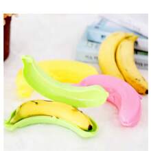 Banana Storage Box For Outdoor Travel Cute Case Protector Container Trip Lunch Fruit Storage Holder - Green - View 1