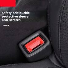 1pc Silicone Seat Belt Buckle, Easy-To-Reach Car Seat Clamp With Reinforced Design To Keep The Socket Clamp Vertical, Suitable For Most Models