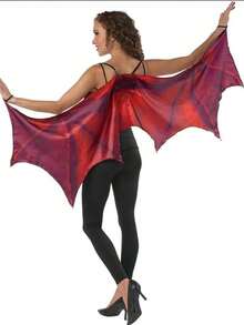 1pc Seasons Halloween Dragon Cape Wings For Women 3 Colors To Choose From Green Purple Red,Party - Multicolor - View 1