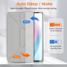 DANYCASE Magnetic Protective Case Y Fold For IPad 10th 10.9 11th A16 10.9 Air 4th Air 5th 10.9 Air 11 M2 M3 2024 2025 Air 13 M2 M3 2024 2025 - Grey - View 3