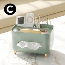 1 pièce Boîte à mouchoirs de luxe et durable, style mode. Espace de rangement multifonctionnel pour la télécommande, les clés et autres essentiels. Décoration élégante de couleur crème pour la maison. Conception compacte et robuste pour la table, le bureau ou la coiffeuse - Boîte de rangement décorative pour la chambre, le bureau ou le dortoir - Multicolore - Voir 6