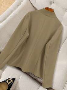 Elegante Damenjacke für Herbst, Büro und Lässig Tragen, geeignet für alle Jahreszeiten, Ausgeh-Oberteil