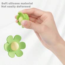 Nút bịt lỗ thoát nước bồn rửa bằng silicon (2 cái/1 cái), nắp bịt lỗ thoát nước bồn rửa mặt họa tiết hoa, nút chặn lỗ thoát nước bồn tắm, phụ kiện phòng tắm, dụng cụ phòng tắm - Nhiều màu - Xem 3