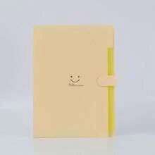 Colorful Accordion A4 File Folder, Expandable Document Organizer, 5 Compartments - 2147 Amarelo - View 2