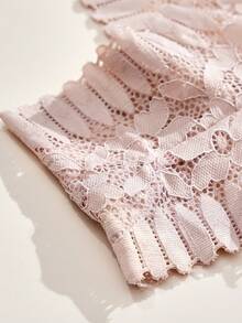 4pcs Plus Size Women's Flowery Lace High Waisted Sexy Panties - Multicolor - View 6