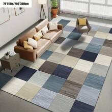 Abstract Pattern Non-Slip Area Rug – Soft Decorative Floor Mat For Living Room, Bedroom & Study