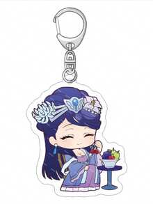 1 Stück Anime The Apothecary Diaries 6cm Acryl Displayständer Personenmodell, Maomao, Jinshi Tischplatte und Heimdekoration, Eid al-Adha ein Abschlussgeschenk für Freunde - Verschiedenfarbig - Übersicht 12