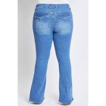 Women's Plus  Mid-Rise Bootcut Jean - 西黑色 - 查看 9
