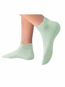 4 pares de calcetines de tobillo transpirables para mujer, adecuados para yoga, pilates, ballet, danza, descalzo - Multicolor - Ver 11