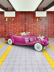 YCMODEL A Simulation Alloy Car Model Of A Classic Retro 500K Sedan, With A Body Made Of Zinc Alloy Material. Both Sides Of The Car Doors Can Be Opened, The Front Hood Can Be Opened, And The Trunk Door Can Also Be Opened. It Is A Children's Toy Car With Simulated Sound And Lighting Functions. The Car Model Is Rich In Details, Finely Crafted, And Of Good Quality. It Is Suitable For Collection And Can Be Given As A Birthday Gift To Children