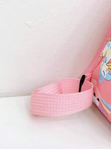 1 pezzo Portamonete mini per bambini, Portamonete alla moda con motivo cartoni animati, Marsupio a tracolla, Borsa da petto per esterni, Borsa da viaggio, Borsa per il piccolo stoccaggio degli oggetti