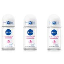 3 Pack NIVEA Extra Brightening Radiant & Smooth Roll -On 50 Ml - Multicolor - View 2