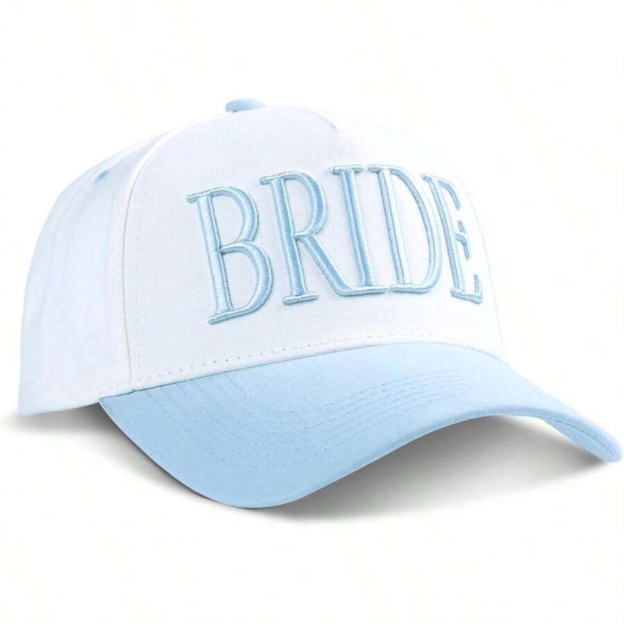 The Bride's Truck Cap PreWedding Party Decorations The Bride's Headpiece The Bridesmaids' Gifts The Wedding Hat-0089 - 藍色 - 查看 1