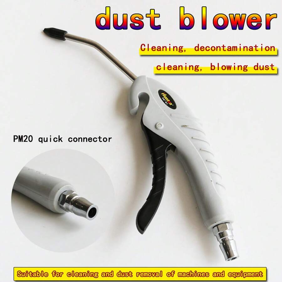 1pc Premium Compressed Air Duster Gun - Durable Industrial Grade Blow Dust Gun