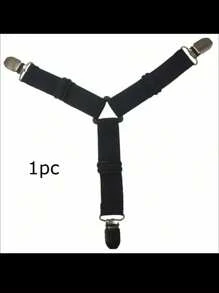 4 件装三角形家用床单固定器，可调节弹性沙发床单固定夹，桌布固定带，防跑防滑床单扣