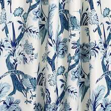 LUSH DECOR Dolores Light Filtering Window Curtain Panels Blue 52x95+2 Set Halloween-Fall Decor-Room Decor - Blue - View 4