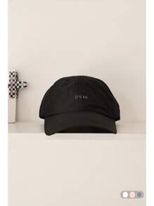 1pc Letter Embroidered Quick-Dry Flat Brim Baseball Cap, Water-Resistant Flat Brim Letter Embroidered Ins Baseball Hat For Men And Women, Sun Protection Skater Hippie Chicks Style - Baseball Cap - View 14