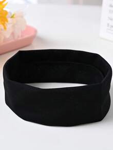 1 Stück Europäischer und Amerikanischer Sporthaarbänder, hochelastisch, schweißabsorbierend und rutschfest, Yoga, Fitness und Laufen Schweißbänder, einfarbige Sport-Haarbänder in verschiedenen Farben - Verschiedenfarbig - Übersicht 10