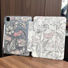 平板电脑保护套，兼容 iPad/Redmi Pad SE/小米平板，带笔槽，防摔，超薄/智能支架/自动唤醒/睡眠功能，兼容 Apple iPad Mini 7/6，适用于 iPad 第 5 代和第 6 代