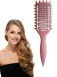 Curl Defining Brush For Wet Hair – Detangling And Styling Comb For Curly Or Straight Hair, Suitable For Men And Women To Shape And Define Curls Or Smooth Straight Hair, Reduce Hair Pulling And Curl Separation, Ideal For Wet Natural Hair, Not Recommended For Dry Wigs, Hair Brush And Comb Tool For Daily Styling, Salon Use And Travel Essentials,Travel Essentials,Travel Essential,Hairstyle,Hairdressing,Hair Brush,Slick Back Brush,Styling Brush,Curly Hair Brush,Edge Brush,Hair Comb,Brush Hair,Hair Brush Set,Comb Hair,Comb For Curls,Detangling Brush,Hair Brush For Women,Hair,Travel,Hair Products,Hair Tools,Hair Stuff,Barber,Barber Accessories,Barbershop,Hairdressing Equipment - Multicolor - View 13