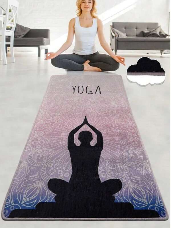 Made In Turkey – 60x200 Cm Yoga Mat | Washable, Non-Slip Fitness & Pilates Mat | Comfortable & Durable For Home Workouts
