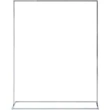 Coat Racks - 120cm + Silver No Floorboard - View 1