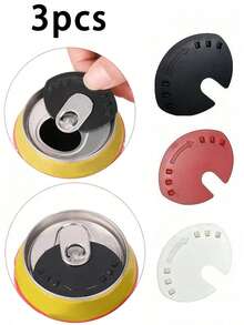 Capace pentru doze de băuturi în 3 culori, cu plasă anti-zbură și capac anti-praf, protector sigur pentru capacul dozelor, etanșare pentru doze de băuturi, pentru limonadă, bere, băuturi, accesorii de camping, articole de petrecere, vacanță de vară, plajă, activități în aer liber, călătorii, petrecere în grădină, rechizite școlare, articole esențiale pentru întoarcerea la școală, petrecere a burlacilor