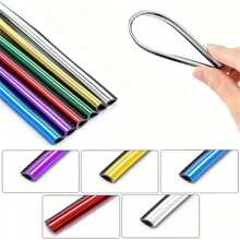 10 piezas Decoración en forma de U para salida de aire acondicionado de coche, Tira decorativa para salida de aire acondicionado de coche, Clip de modificación de suministros interiores en forma de U con acabado cromado, Color universal