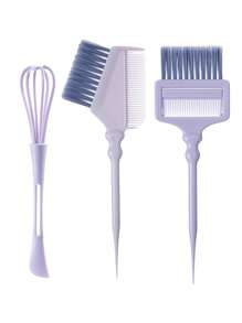 专业染发工具套装龙脉染发套装 - 1/4 件专业染发工具套装，采用防滑青铜手柄设计，防滑染发梳包括搅拌碗、染发刷、梳子和搅拌器 - 符合人体工程学的葫芦形握把 - 非常适合沙龙和 DIY 家庭染发 - 亚洲风格的螭龙图案，可强力定型且精准 - 男女染发配件 染发套装，适用于家庭和沙龙使用、返校、旅行度假必需品、女士发饰